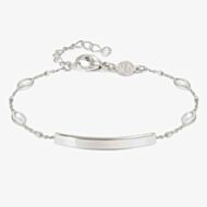 Nomination Messaggi D'Amore Engravable Plate Oval Cubic Zirconia Bracelet 241204/058
