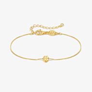 Nomination Armonica Gold Plated Four Leaf Clover Bracelet 241302/003
