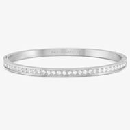Nomination Pretty Bangles Pave Half Set White Cubic Zirconia Bangle 029505/001