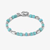 Nomination InstinctStyle Stainless Steel & Turquoise Stones Infinity Bracelet 027936/003