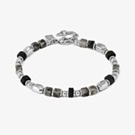 Nomination InstinctStyle Stainless Steel & Lava Stone Infinity Bracelet 027936/094