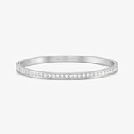 Nomination Pretty Bangles Stainless Steel Cubic Zirconia Channel Medium Bangle 029513/001