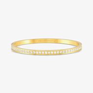 Nomination Pretty Bangles Gold pLated Cubic Zirconia Channel Medium Bangle 029513/020