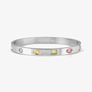 Nomination Pretty Bangles Stainless Steel Multi-Colour Cubic Zirconia Medium Bangle 029532/005
