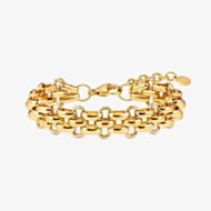 Nomination Wear & Style Yellow Gold Tone Plated Alternating Link Chain Bracelet 134500/012