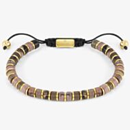 Nomination InstinctStyle Gold Finish Stainless Steel Rhodocrosite Bracelet 027927/087