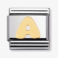 Nomination CLASSIC Gold Letters A Charm 030101/01