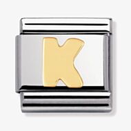 Nomination CLASSIC Gold Letters K Charm 030101/11
