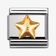 Nomination CLASSIC Gold Daily Life Raised Star Charm 030110/12