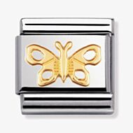 Nomination CLASSIC Gold Animals of Air Butterfly Charm 030114/02