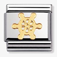 Nomination CLASSIC Gold Sports Collection Boatwheel Charm 030106/14