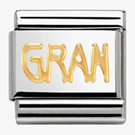 Nomination CLASSIC Gold Writings Gran Charm 030107/18