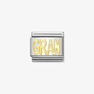 Nomination CLASSIC Gold Writings Gran Charm 030107/18