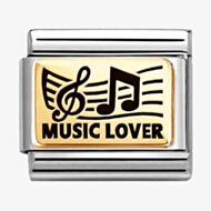 Nomination CLASSIC Gold Music Lover Charm 030166/45