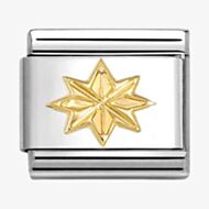 Nomination CLASSIC Gold Windrose Star Charm 030149/61