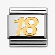 Nomination CLASSIC Gold Daily Life Eighteen Charm 030109/34