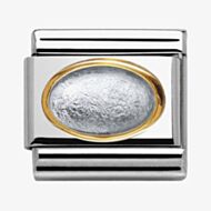 Nomination CLASSIC Gold Stones Silver Rock Crystal Charm 030516/01