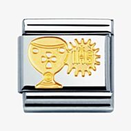 Nomination CLASSIC Gold Religious Chalice and Host Charm 030105/02
