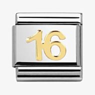 Nomination CLASSIC Gold Daily Life Sweet 16 Charm 030109/35