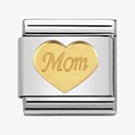 Nomination CLASSIC Gold Symbols Mom Heart Charm 030162/37