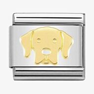 Nomination CLASSIC Gold Labrador Charm 030162/57