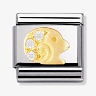 Nomination CLASSIC Gold Zodiac Cubic Zirconia Aries Charm 030302/01