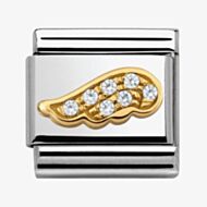 Nomination CLASSIC Gold Fun White Wing Charm 030322/32