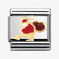 Nomination CLASSIC Gold Christmas Santa Claus Charm 030225/10