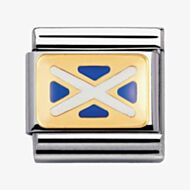 Nomination CLASSIC Gold Flag Scotland Charm 030234/07