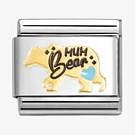 Nomination CLASSIC Mum Bear Blue Heart Charm 030272/82