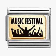 Nomination CLASSIC Gold Music Festival Charm 030166/40