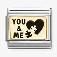 Nomination Classic Plates You And Me Puzzle Charm 030166/71