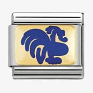 Nomination CLASSIC Chinese Zodiac Blue Rooster Charm 030275/18