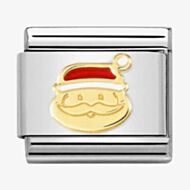Nomination CLASSIC Composable Christmas Face of Santa Claus Charm 030225/24
