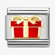 Nomination CLASSIC Composable Red Enamel Present Charm 030272/70