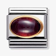 Nomination CLASSIC Gold Semi Precious Garnet Charm 030504/03