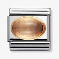 Nomination CLASSIC Gold Oval Citrine Charm 030504/07