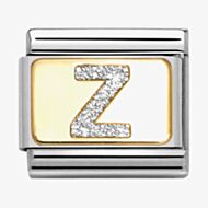 Nomination CLASSIC Silver Glitter Letter Z Charm 030291/26