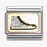 Nomination CLASSIC Silver Glitter High Top Shoe Charm 030224/05