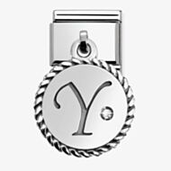 Nomination CLASSIC Silvershine Alphabet Letters Y Charm 331809/25