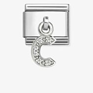 Nomination Silvershine Sparkling Letter C Charm 331818/03