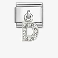 Nomination Silvershine Sparkling Letter D Charm 331818/04