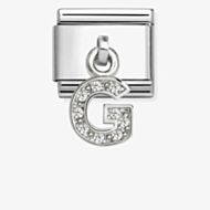 Nomination Silvershine Sparkling Letter G Charm 331818/07