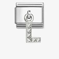 Nomination Silvershine Sparkling Letter L Charm 331818/12