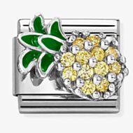 Nomination Classic Yellow Cubic Zirconia Pineapple Charm 330328/21