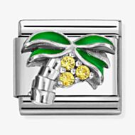 Nomination Classic Yellow Cubic Zirconia Palm Tree Charm 330328/22