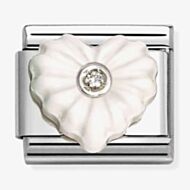 Nomination Composable Classic Cubic Zirconia White Heart Charm 330512/25