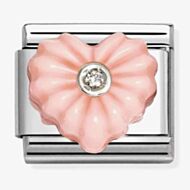 Nomination Composable Classic Cubic Zirconia Pink Heart Charm 330512/27