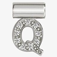Nomination SeiMia Silver Cubic Zirconia Letter Q Pendant 147115/017