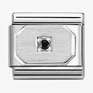 Nomination CLASSIC Symbols Black Cubic Zirconia Charm 330311/18
